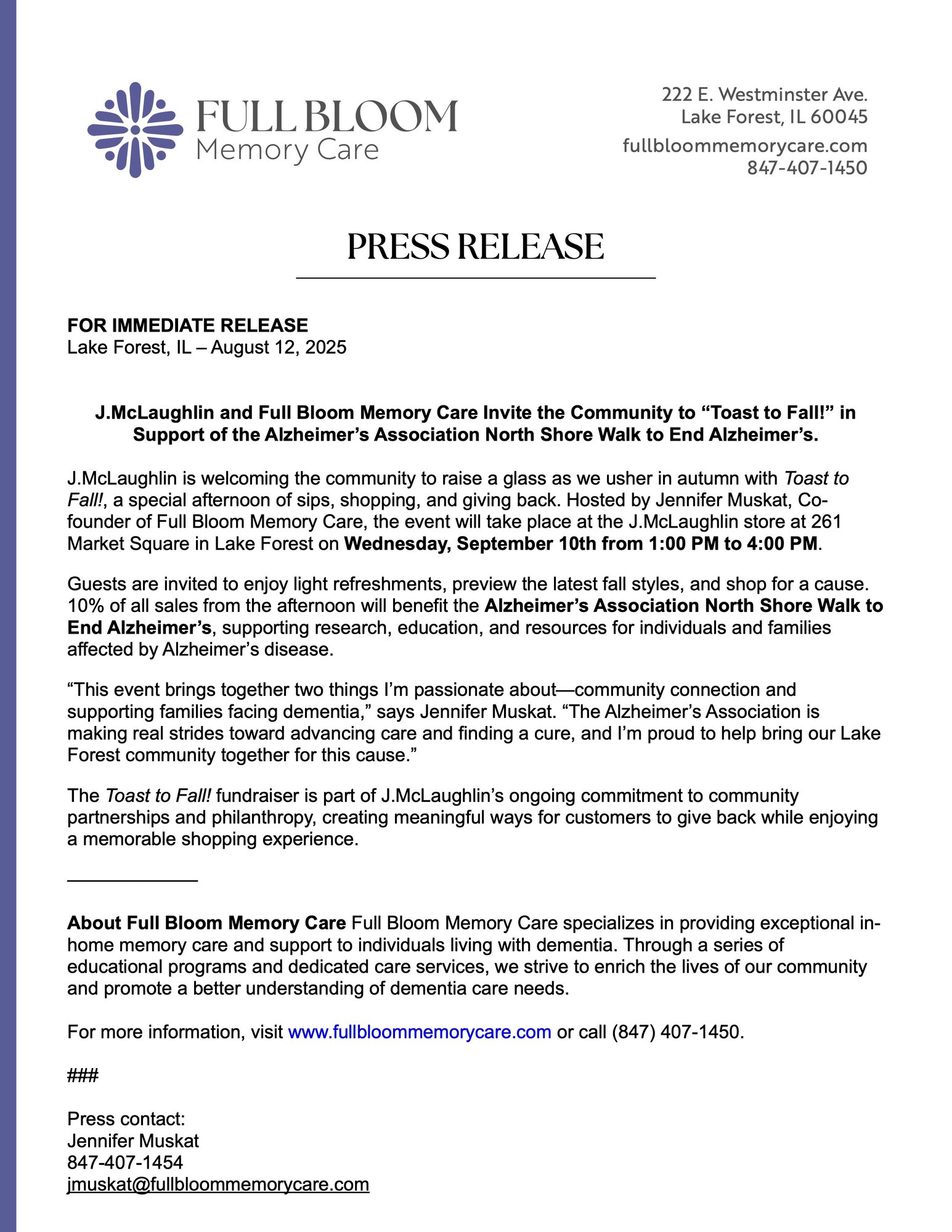 FBMC-PR-JMcLaughlinAlzAssoc_9.10.25